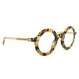 Krewe New Orleans Hurst Brown Tortoise Crema + Buff Glasses